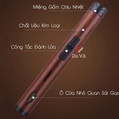Bật lửa chính hãng Honest khò 1 tia cán dài BCZ 828