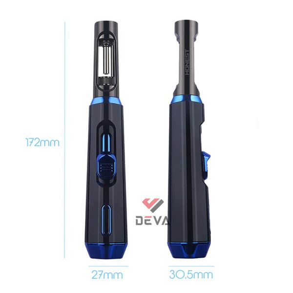 Bật lửa ga chính hãng Honest khò 1 tia cổ dài BCZ 830