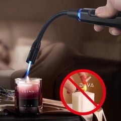 Bật lửa ga chính hãng Honest khò 1 tia cổ dài uốn dẻo BCZ 829