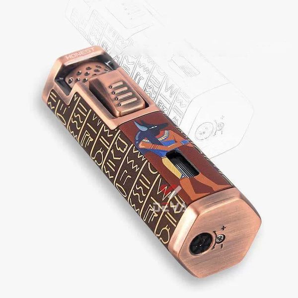 Bật lửa Honest khò đại 1 tia kèm ô cửa quan sát gas BCZ 839