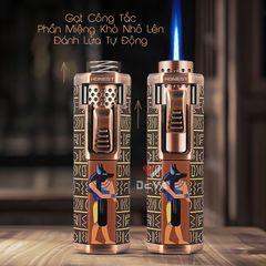 Bật lửa Honest khò đại 1 tia kèm ô cửa quan sát gas BCZ 839