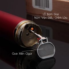 Bật lửa chính hãng Honest khò đại 1 tia kèm que xiên Cigar BCZ 838