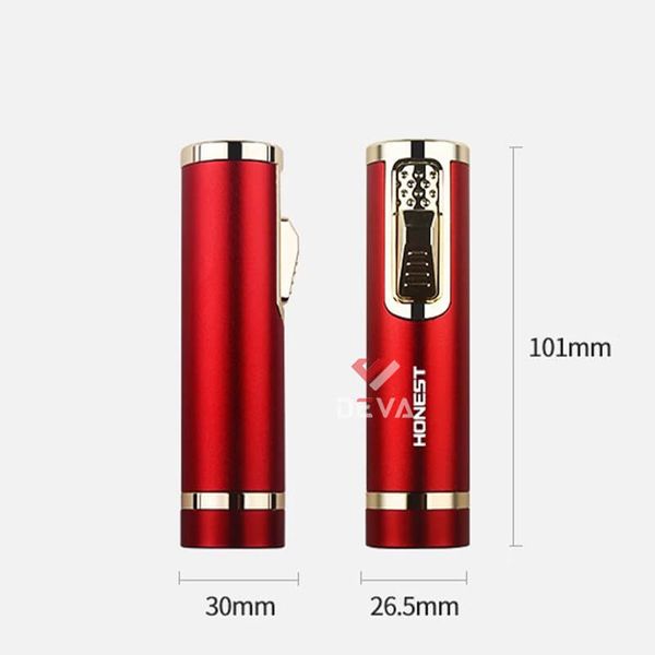 Bật lửa chính hãng Honest khò đại 1 tia kèm que xiên Cigar BCZ 838