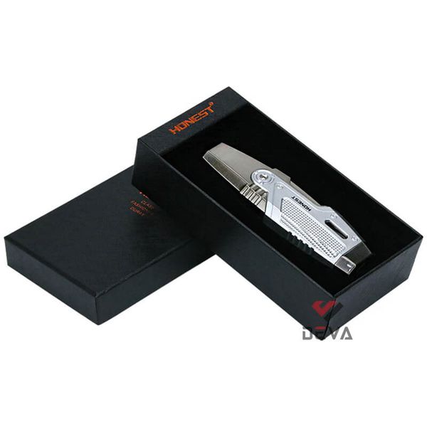 Bật lửa chính hãng Honest khò 2 tia có khóa gas BCZ 3042