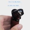 Bật lửa chính hãng Honest khò 3 tia kèm ô cửa quan sát gas BCZ 831