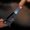 Bật lửa chính hãng Honest khò 3 tia kèm ô cửa quan sát gas BCZ 831