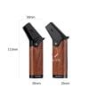 Bật lửa chính hãng Honest khò 3 tia kèm ô cửa quan sát gas BCZ 831