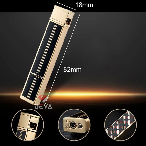 Bật lửa gas đá chính hãng Honest siêu nhỏ BC 1009