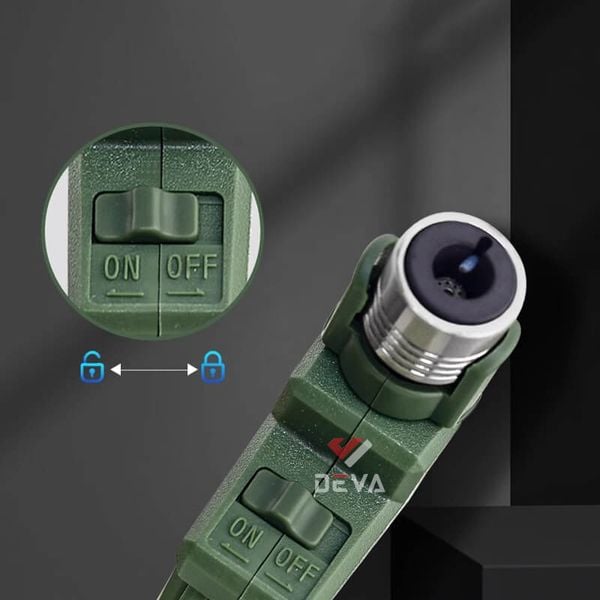 Bật lửa chính hãng Jobon khò 1 tia cổ dài có khóa ga ZB 196