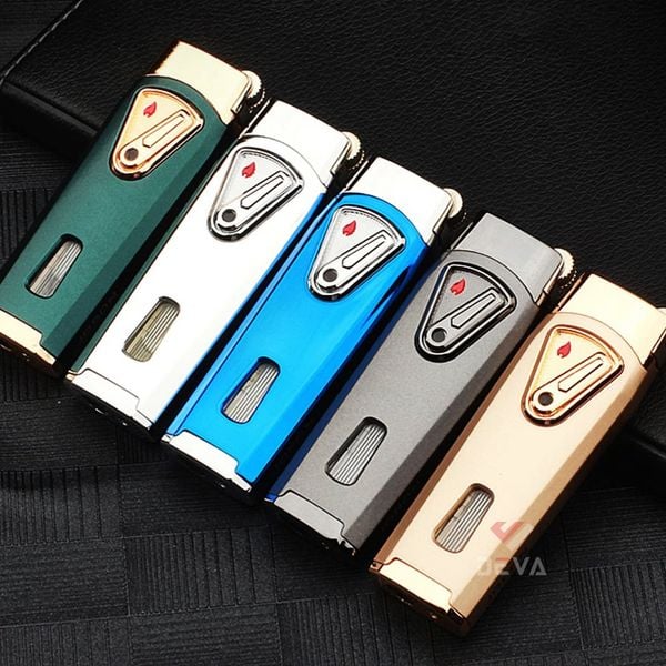 Bật lửa chính hãng Jobon khò 2 tia có chốt ZB 586