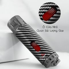 Bật lửa chính hãng Jobon khò 3 tia kèm đục Cigar ZB A06
