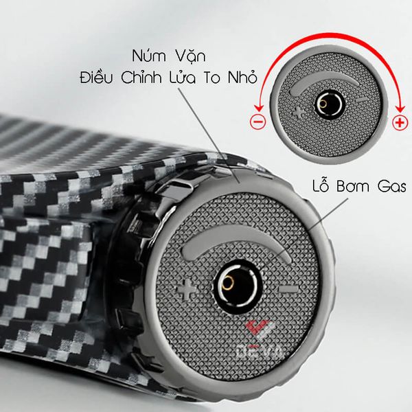 Bật lửa chính hãng Jobon khò 3 tia kèm đục Cigar ZB A06