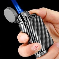 Bật lửa chính hãng Jobon khò 3 tia kèm đục Cigar ZB A06