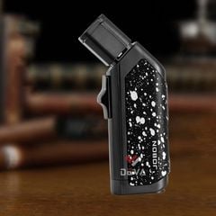 Bật lửa chính hãng Jobon khò 4 tia kèm đục Cigar ZB 665