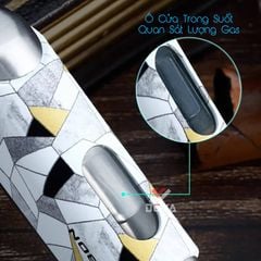 Bật lửa chính hãng Jobon khò 4 tia kèm đục Cigar ZB 665