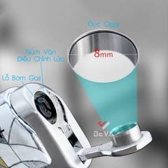 Bật lửa chính hãng Jobon khò 4 tia kèm đục Cigar ZB 665