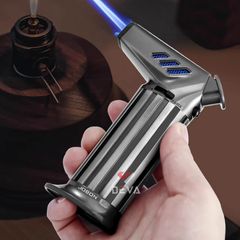 Bật lửa chính hãng Jobon khò 1 tia để bàn có khóa chốt ZB 203