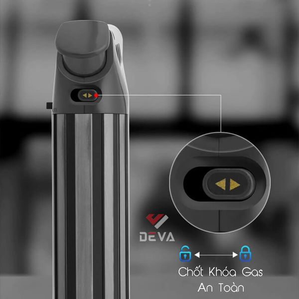 Bật lửa chính hãng Jobon khò 1 tia để bàn có khóa chốt ZB 203