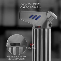 Bật lửa chính hãng Jobon khò 1 tia để bàn có khóa chốt ZB 203