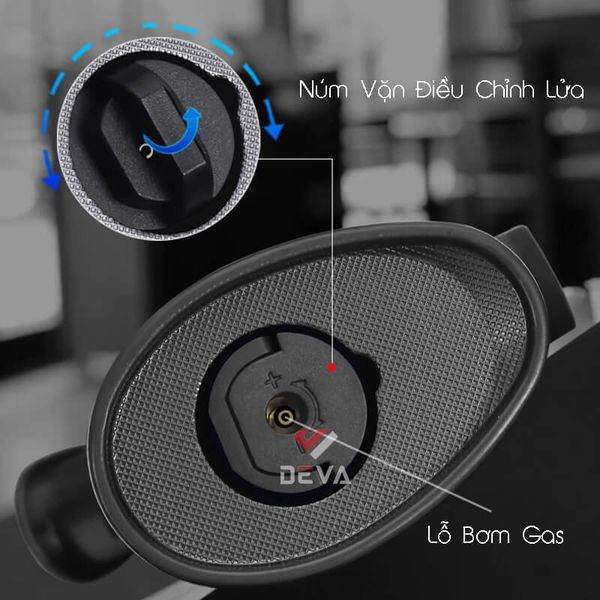 Bật lửa chính hãng Jobon khò 1 tia để bàn có khóa chốt ZB 203