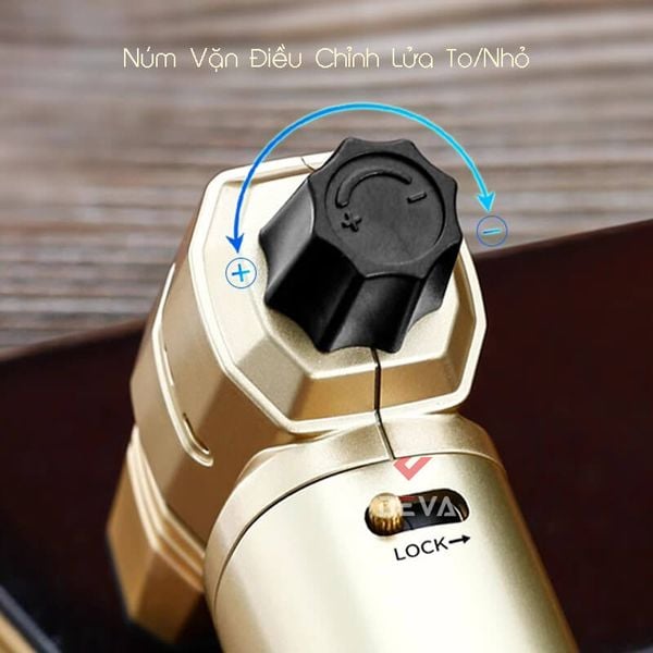 Bật lửa khò để bàn Jobon khò đại 1 tia có khóa chốt ZB 509
