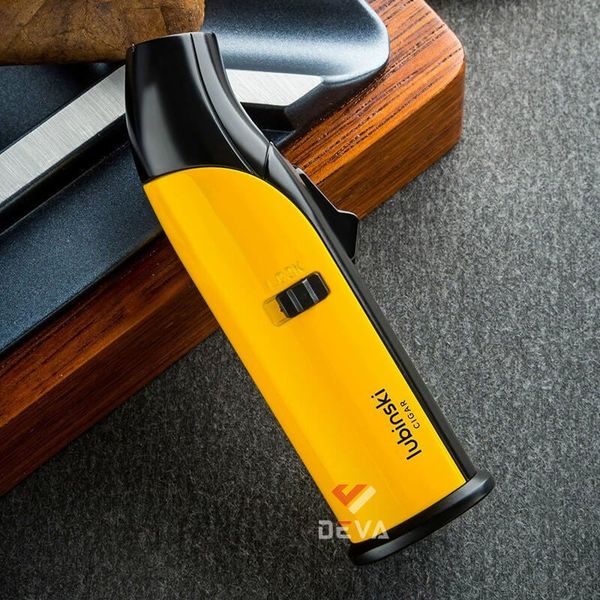 Bật lửa gas Jobon khò 1 tia kèm đục và khoá lửa ZB 988