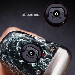 Bật lửa chính hãng Jobon khò đại 1 tia có khóa gas ZB 8002