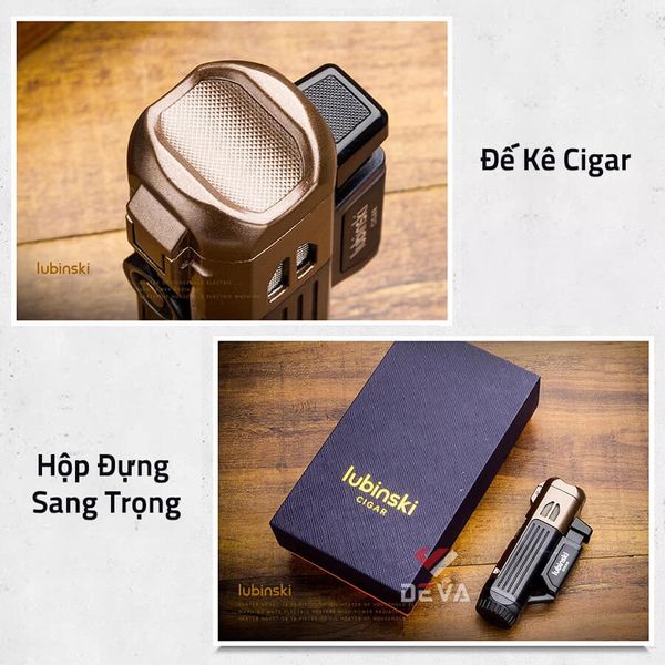 Bật lửa Lubinski khò 1 tia kèm dụng cụ thông đục YJA 10052