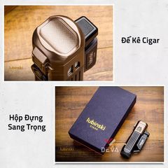Bật lửa Lubinski khò 1 tia kèm dụng cụ thông đục YJA 10052