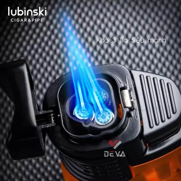 Bật lửa khò 3 tia kèm đục Lubinki YJA 10024
