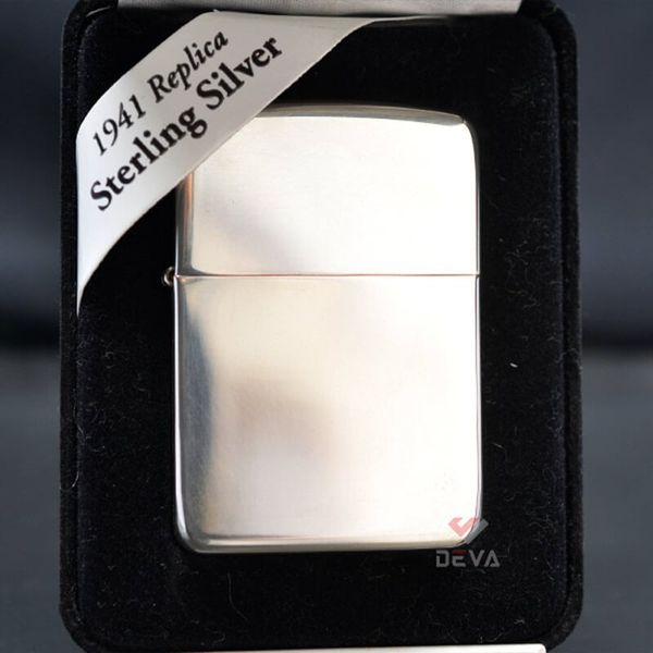 Zippo Bạc Khối Tái Bản 1941 Trơn BK01