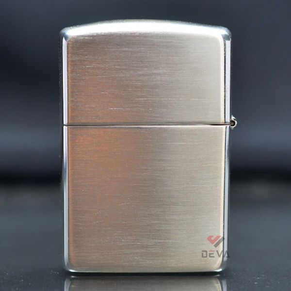 Zippo Bạc Khối Vỏ Nhám Trơn BK03