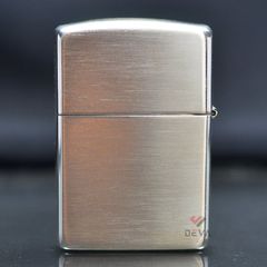 Zippo Bạc Khối Vỏ Nhám Trơn BK03