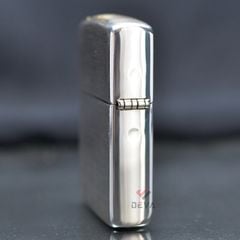 Zippo Bạc Khối Vỏ Nhám Trơn BK03