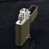Zippo Slim Sơn Xanh Bộ Đội In Logo Hãng 1627 ZT03
