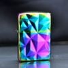 Set Bật Lửa Zippo Vân Nổi 3D Kèm Cốc Pha Lê Cao Cấp ZN141