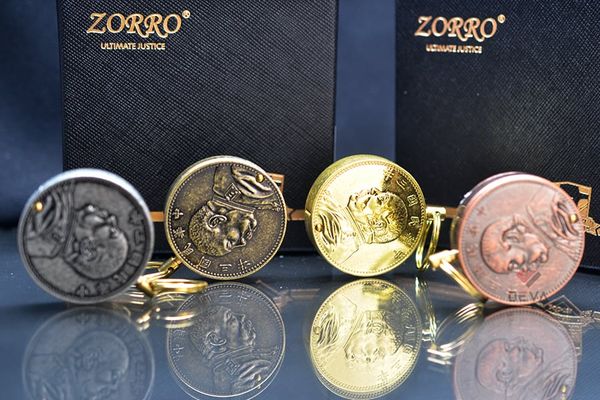 Bật lửa Chính Hãng Zorro Móc Khoá Đồng Xu Z623-201