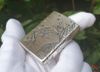 Zippo bạc khắc hình cá chép ZN172