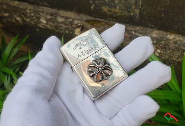 Set Zippo Emblem hình hoa 1998 C131