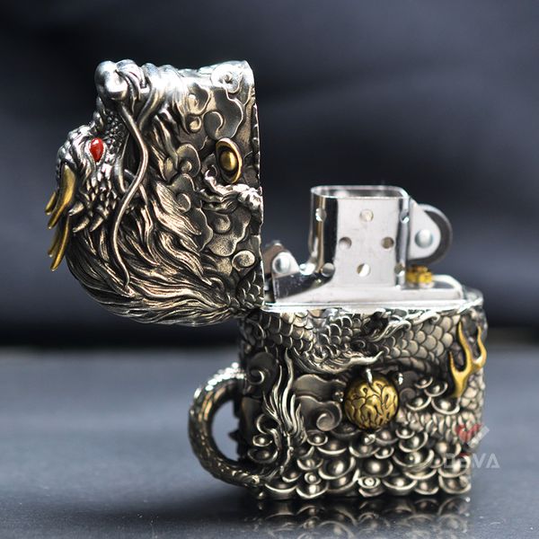 Zippo Hình Tượng Linh Vật Tỳ Hưu Thiên Lộc May Mắn ZD73