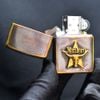 Zippo Đồng Giả Cổ Gắn Emblem Đầu Bò Marlboro ZD17