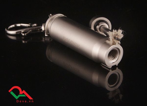 Bật lửa móc khóa diêm xăng hình viên đạn Dolphin HY610