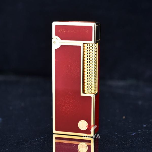 Bật Lửa Dunhill Hồng Kông Sơn Mài Viền Nhỏ DHL01