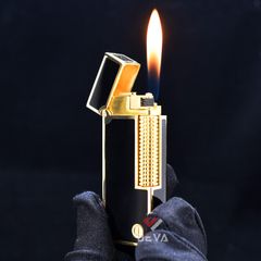 Bật Lửa Dunhill Hồng Kông Sơn Mài Viền Nhỏ DHL01