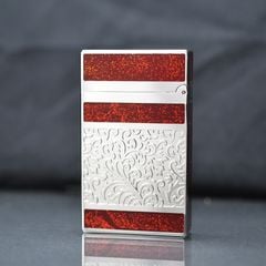 Bật lửa Dupont hoa văn bạc D46