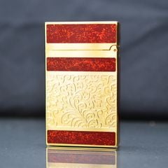 Bật lửa Dupont hoa văn bạc D46