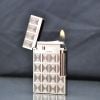 Bật lửa Dupont ô vuông nổi màu vàng D59V