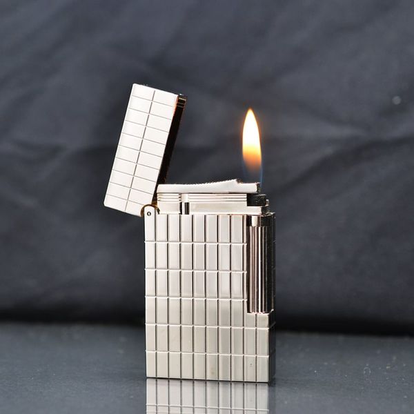 Bật lửa Dupont vàng kẻ vuông D51