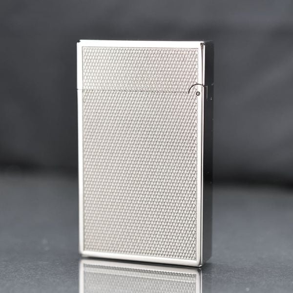 Bật lửa ST Dupont trắng ô vuông D139