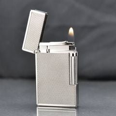 Bật lửa ST Dupont trắng ô vuông D139